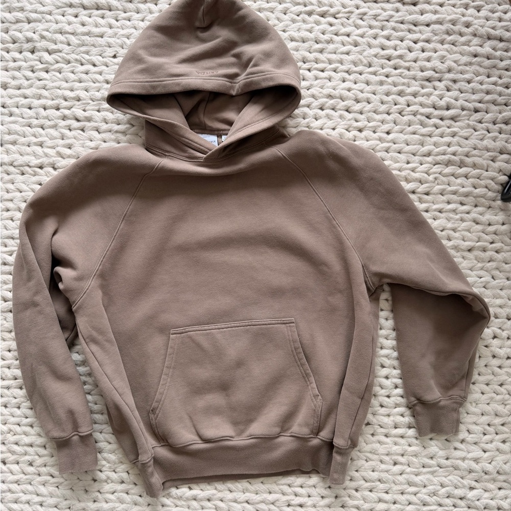 Women’s Brown Hooded Pullover Sweatshirt - Casual Fleece Hoodie